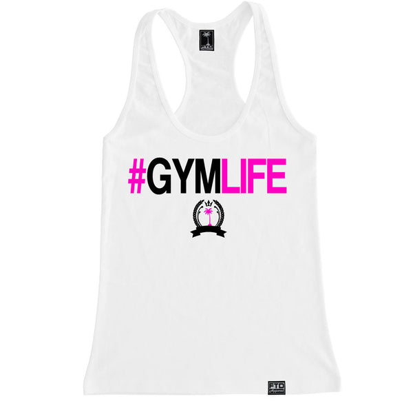 FTD Apparel Women's No Shirt Jimmy G Racerback Tank Top Small / White