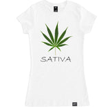 Women's SATIVA LEAF T Shirt